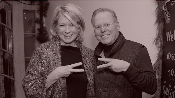 Martha Stewart and David Zaslav