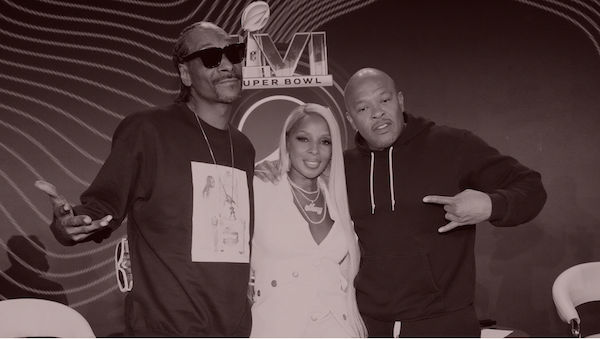snoop dogg, mary j. Blige, and dr. dre
