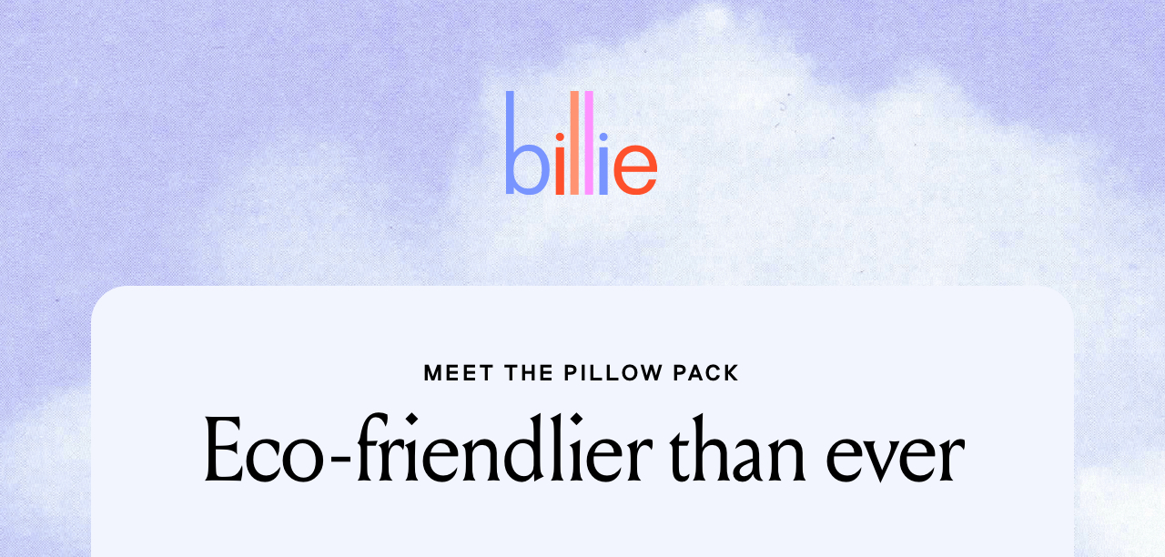 Meet the pillow pack Eco-friendlier than ever