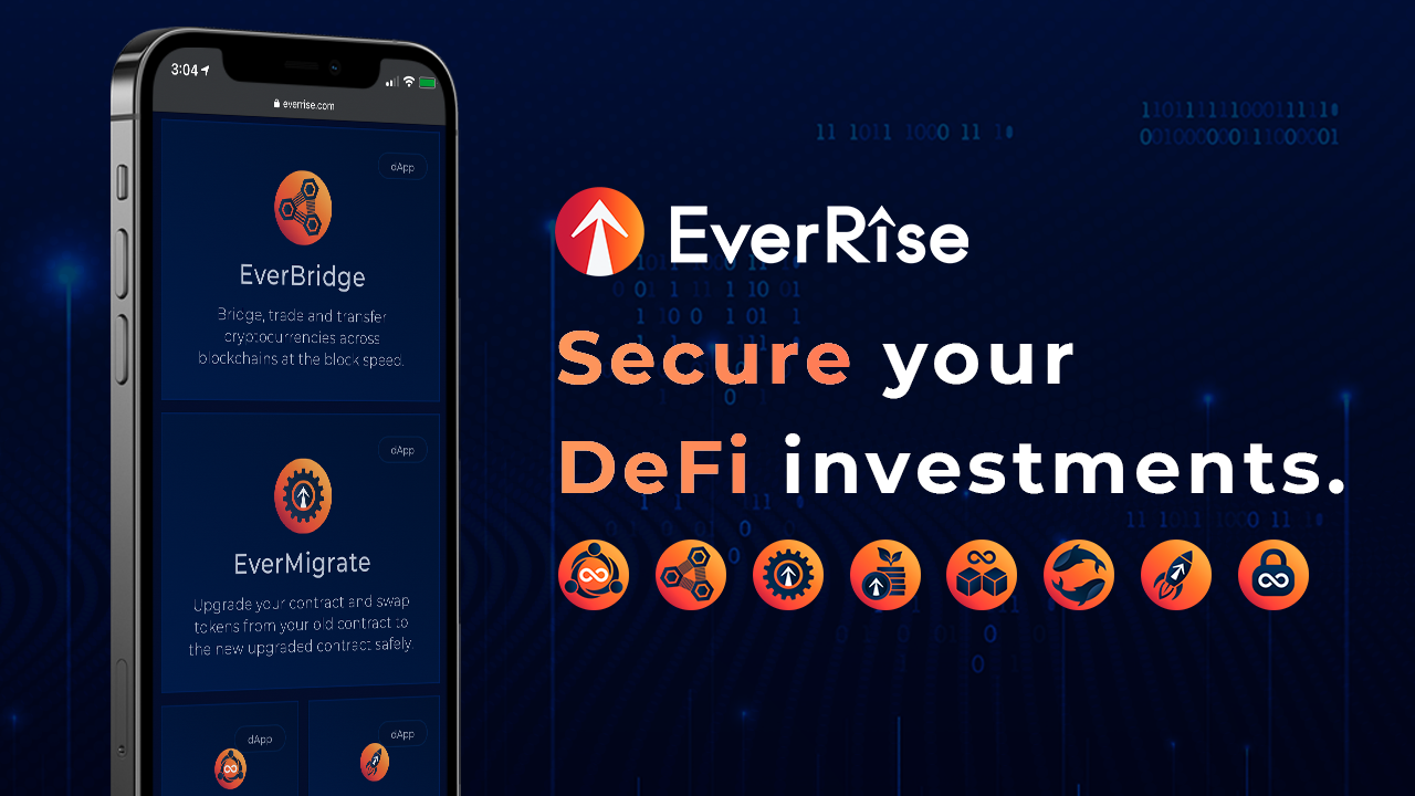 EverRise DeFi investments staking bridging launchpad