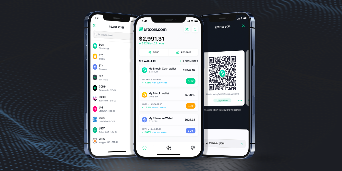 Bitcoin.com Wallet App Buy Sell Spend Trade & Invest