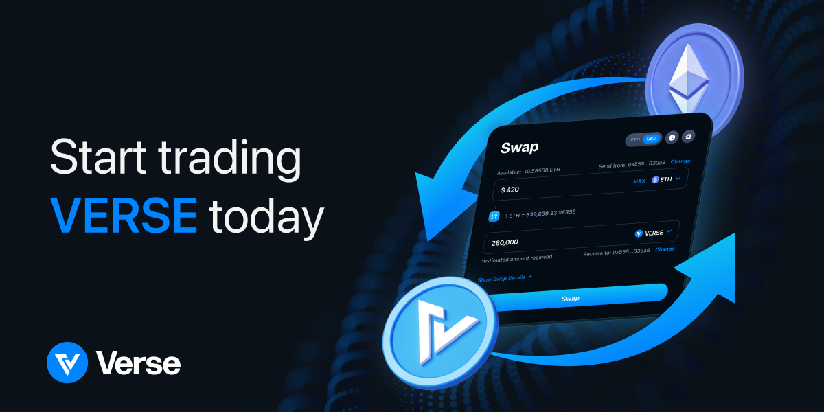 Verse DEX ETH trade swap